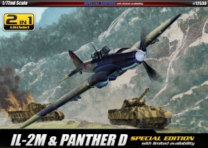 ACADEMY 12538 IL-2m & Panther D 1:72