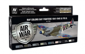 Vallejo 71162 Zestaw Air War 8 farb - WWII RAF Day Fighters