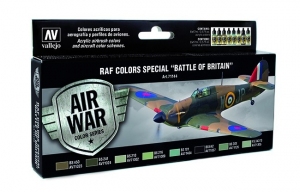 Vallejo 71144 Zestaw Air War 8 farb - RAF Colors Battle of Britain