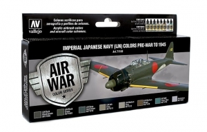 Vallejo 71169 Zestaw Air War 8 farb - Imperial Japanese Navy (IJN) Colors Pre-War to 1945
