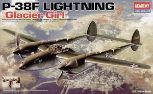 Academy 12208 P-38F Lighting Glacier Girl - 1:48