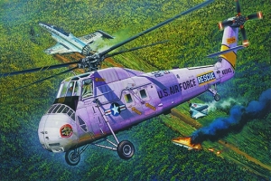 TRUMPETER 02884 Helikopter HH-34J USAF Combat Rescue - 1:48