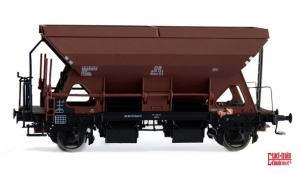 Exact-Train EX20051 Wagon samowyładowczy Otmm 52 z hamulcem ręcznym 601 133, DB, Ep. IIIb