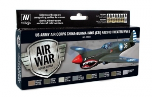 Vallejo 71184 Zestaw Air War 8 farb - US Army Air Corps Colors (CBI) Pacific Theater WWII
