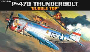 ACADEMY 12491 P-47D Bubble Top 1:72