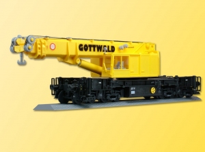 KIBRI 26000 H0 Model w gablotce - Dźwig kolejowy Gottwald GS 100.06 T