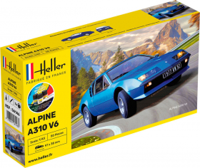 HELLER 56146 Starter Set - Alpine A310 - 1:43
