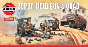 AIRFIX 01305V 25pdr Field Gun and Quad - 1:76