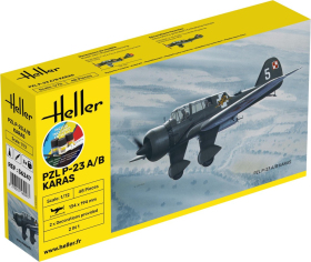 HELLER 56247 Starter Set - PZL.23 A/B Karaś - 1:72