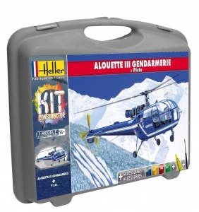 HELLER 60286 Constructor Kit - Alouette III Gendarmerie + podstawka - 1:72