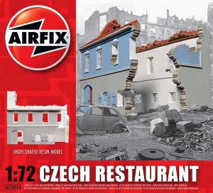 AIRFIX 75016 Ruiny budynku WWII - Restauracja - Czechy - 1:72