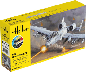 HELLER 56912 Starter Set - A-10 Thunderbolt II - 1:144