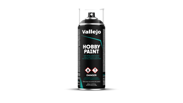 VALLEJO 28012 Spray 400 ml Basic Black Primer
