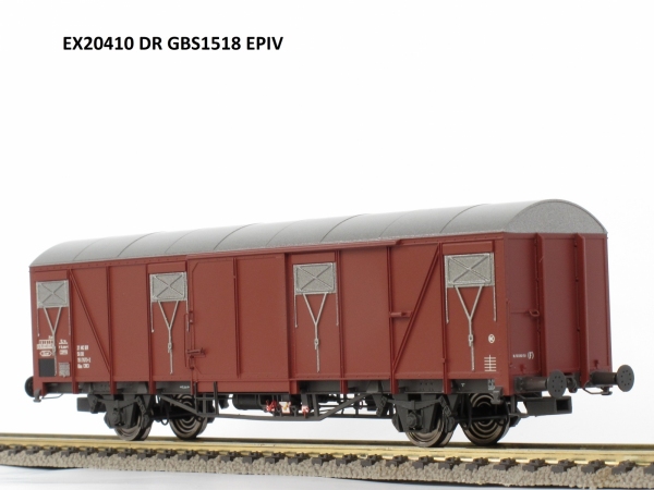 Exact-Train EX20410 Wagon towarowy kryty Gbs 1518, DR, Ep. IV