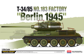 ACADEMY 13295 T-34/85 No.183 Factory Berlin 1945 1:35