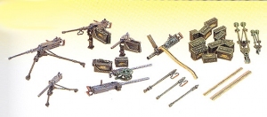 Academy 13262 U.S. Machine Gun Set - 1:35