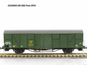 Exact-Train EX20403 Wagon towarowy kryty DBP Post2ss-t/13 Glmmehs 61, DB, Ep. III