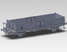 Exact-Train EX20766 Wagon towarowy kryty Oppeln .Glm (Kddt) z ładunkiem, PKP, Ep. IV