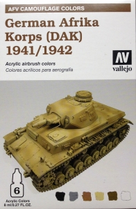 Vallejo 78409 AFV Camouflage System: German Afrika Korps 1941-1942 (DAK)