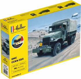 HELLER 57121 Starter Set - Ciężarówka GMC - 1:35