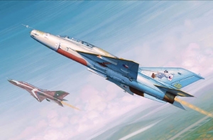 TRUMPETER 02865 Mig-21 UM Fighter (polskie malowanie) - 1:48