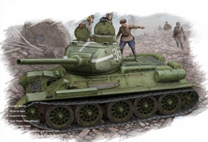 HOBBY BOSS 84807 Russian T-34/85 (model 1944 flattened turret) Tank - 1:48