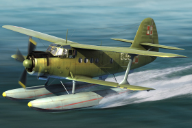 HOBBY BOSS 81706 Antonov AN-2W Colt (na pływakach, polskie malowanie) - 1:48
