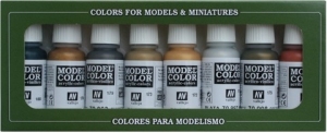 VALLEJO 70118 Model Color Zestaw 8 farb - Metallic Colors