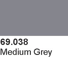 Vallejo 69038 Mecha Color 69038 Medium Grey
