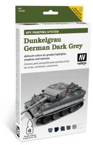 VALLEJO 78400 AFV Camouflage System: German Dark Grey Armour (6)