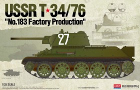 ACADEMY 13505 T-34/76 No.183 Factory 1:35