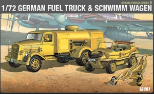ACADEMY 13401 German Fuel Truck + Schwimmwagen 1:72
