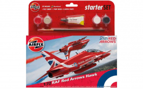 AIRFIX 55202C Starter Set - RAF Red Arrows Hawk - 1:72