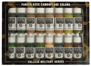 Vallejo 70179 Zestaw Panzer Aces 16 farb - Camouflage