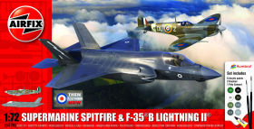 Airfix A50190 Starter Set - Then and Now Spitfire Mk.Vc & F-35B Lightning II - 1:72