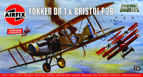 Airfix A02141V Fokker DR1 Triplane & Bristol Fighter Dogfight Double - 1:72