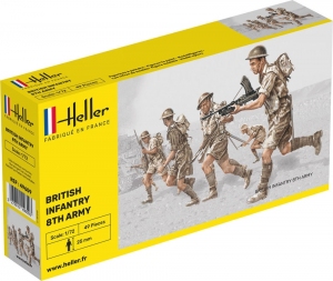 HELLER 49609 Figurki - 8 Armia Brytyjska - 1:72