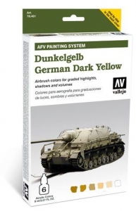VALLEJO 78401 AFV Camouflage System: German Yellow Armour (6)