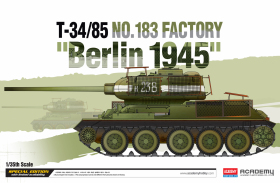 ACADEMY 13295 T-34/85 No.183 Factory Berlin 1945 1:35