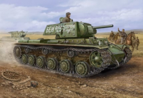 HOBBY BOSS 84811 Russian KV-1 Ehkranami tank - 1:48