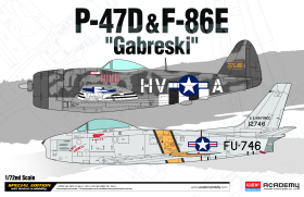 ACADEMY 12530 P-47D & F-86E Gabreski 1:72