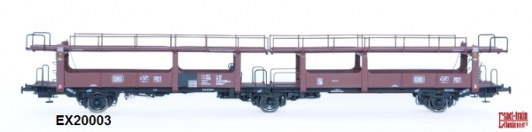 Exact-Train EX20003 Wagon do transportu samochodów Laekkms 542, 21 RIV 80 DB 426 5 217-0, DB, Ep. IV