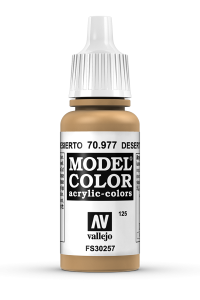 Vallejo 70977 Model Color 70977 125 Desert Yellow