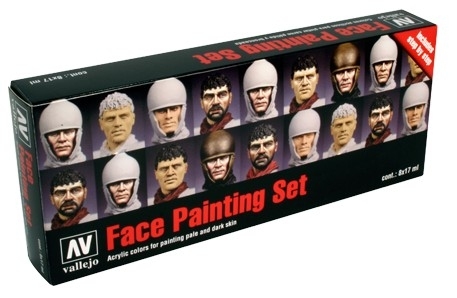 VALLEJO 70119 Model Color Zestaw 8 farb - Faces Painting Set by Jaume Ortiz