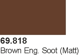 Vallejo 69818 Mecha Color 69818 Brown Eng. Soot (Matt)