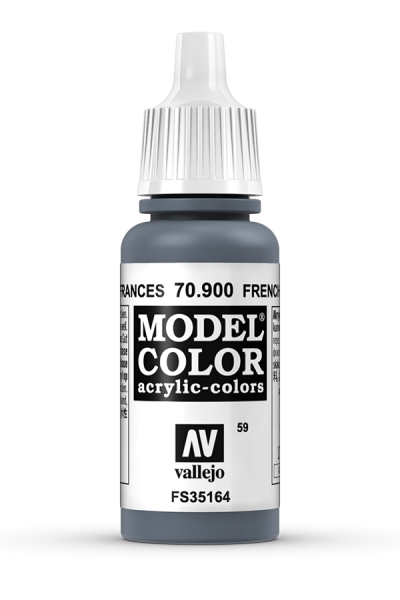 VALLEJO 70900 Model Color 059 - 900-17 ml. French Mirage Blue
