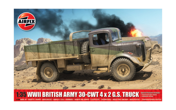 AIRFIX 1380 WWII British Army 30-cwt 4x2 GS Truck - 1:35