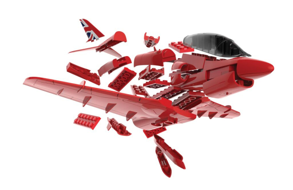 AIRFIX J6018 Quickbuild - RAF Red Arrows Hawk