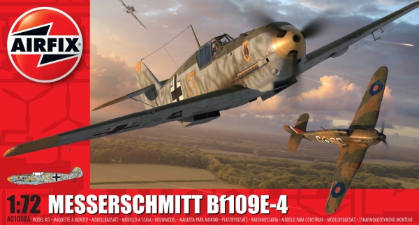 AIRFIX 01008A Messerschmitt Bf109E-4 - 1:72