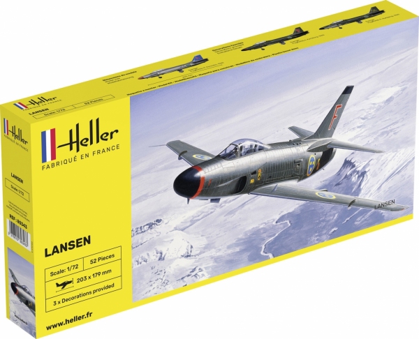 HELLER 80343 SAAB 32 Lansen - 1:72